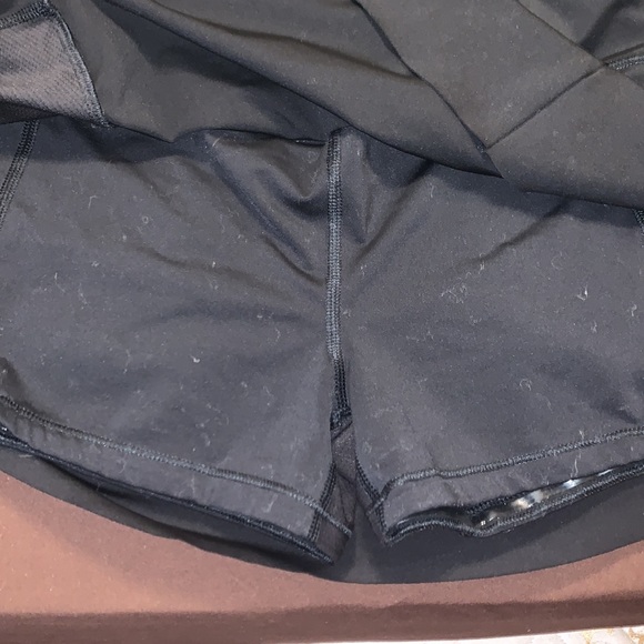 Athleta size S black skort w/drawstring EUC - Picture 6 of 7